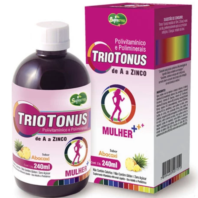 Triotonos Mulher Polivitamínico e Mineral 240ml SupraErvas