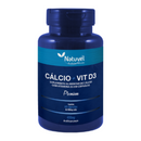 Cálcio + Vitamina D3 Softgel 60 Cápsulas 500mg Natuvel